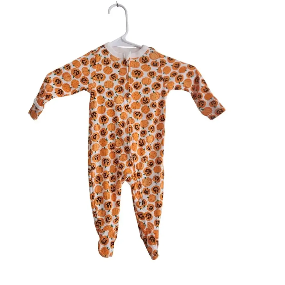 3-6M Old Navy Cotton Pumpkin One Piece